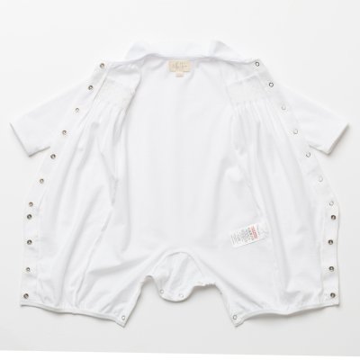 画像3: ハンドスモッキング・アムール・ホワイトジャージー（女の子用）_70cm