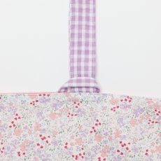 画像3: ライラックギンガム・シューズバッグ (3)