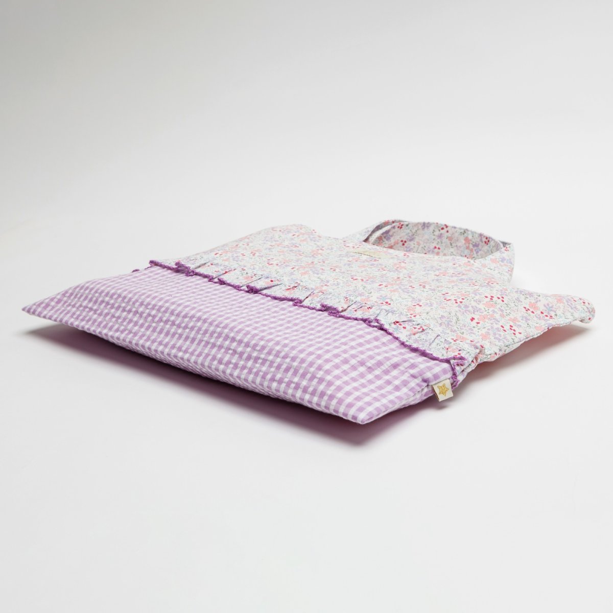 画像6: ライラックギンガム・ブック・バッグ (6)