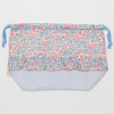 画像2: ブルーベルフローラル・ランチバッグ (2)