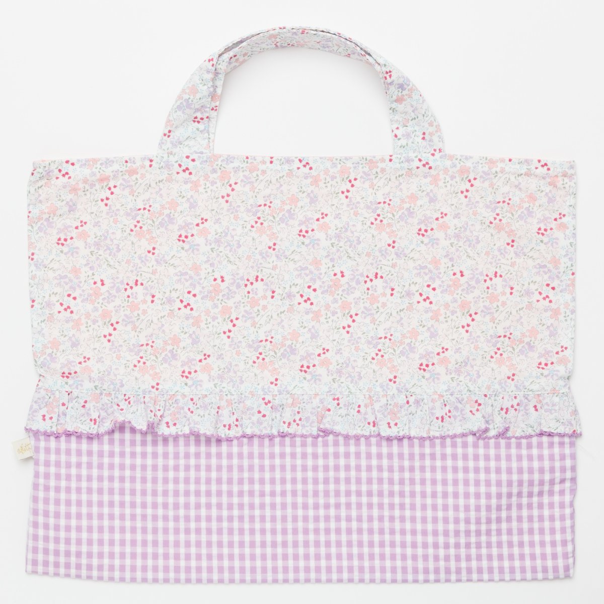 画像5: ライラックギンガム・ブック・バッグ (5)