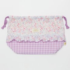 画像3: ライラックギンガム・ランチ・バッグ (3)