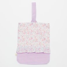 画像5: ライラックギンガム・シューズバッグ (5)