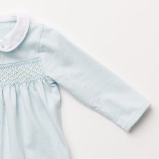 画像8: ハンドスモッキング・アムール・ブルージャージー（女の子用)_80cm (8)