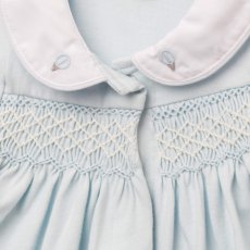 画像7: ハンドスモッキング・アムール・ブルージャージー(男の子用)_80cm (7)