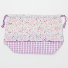 画像4: ライラックギンガム・ランチ・バッグ (4)