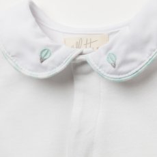 画像10: 気球刺繍・グリーンギンガム・ロンパース_70cm (10)