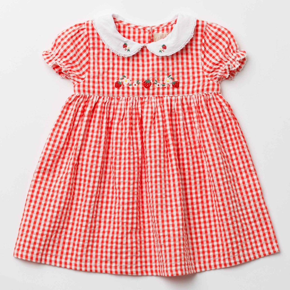 画像6: ストロベリー刺繍・ワンピース_6〜12ヶ月(80-85cm) (6)