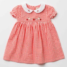 画像6: ストロベリー刺繍・ワンピース_6〜12ヶ月(80-85cm) (6)