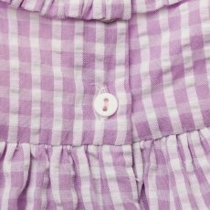 画像13: ラベンダーギンガム・ハンドスモッキングワンピース_6_12ヶ月用(身長 80-85cm) (13)