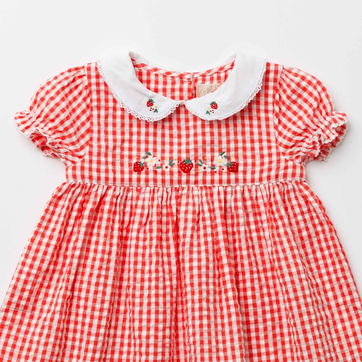 画像7: ストロベリー刺繍・ワンピース_6〜12ヶ月(80-85cm) (7)