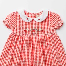 画像7: ストロベリー刺繍・ワンピース_6〜12ヶ月(80-85cm) (7)
