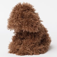 画像5: チョコプードルママ・ファーぬいぐるみ (5)