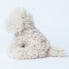 画像3: ベージュプードルママ・ファーぬいぐるみ (3)