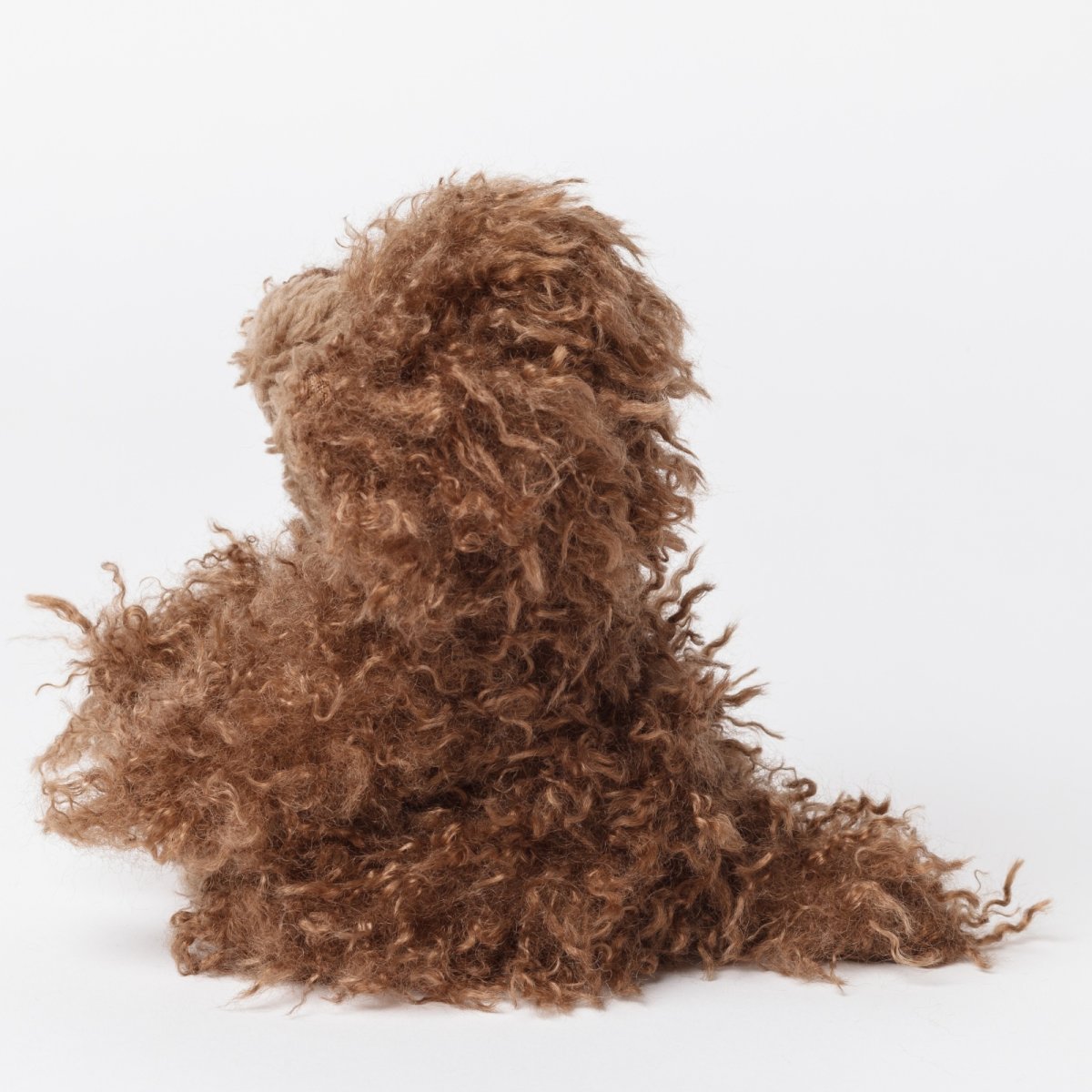 画像6: チョコプードルベビー・ファーぬいぐるみ (6)