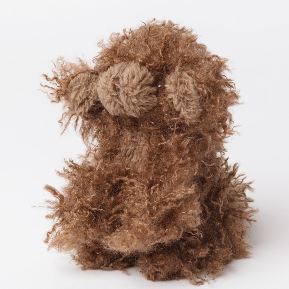 画像5: チョコプードルベビー・ファーぬいぐるみ (5)