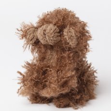 画像5: チョコプードルベビー・ファーぬいぐるみ (5)
