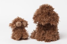 画像8: チョコプードルベビー・ファーぬいぐるみ (8)