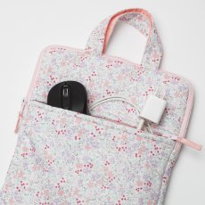 画像8: ワイルドフラワープリント・ノートパソコン・バッグ (8)