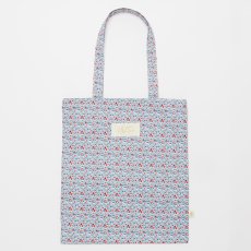 画像1: ディッツィーブルーフローラル・トートバッグ (1)