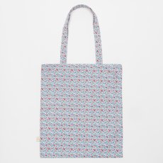 画像3: ディッツィーブルーフローラル・トートバッグ (3)