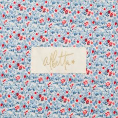 画像2: ディッツィーブルーフローラル・トートバッグ (2)