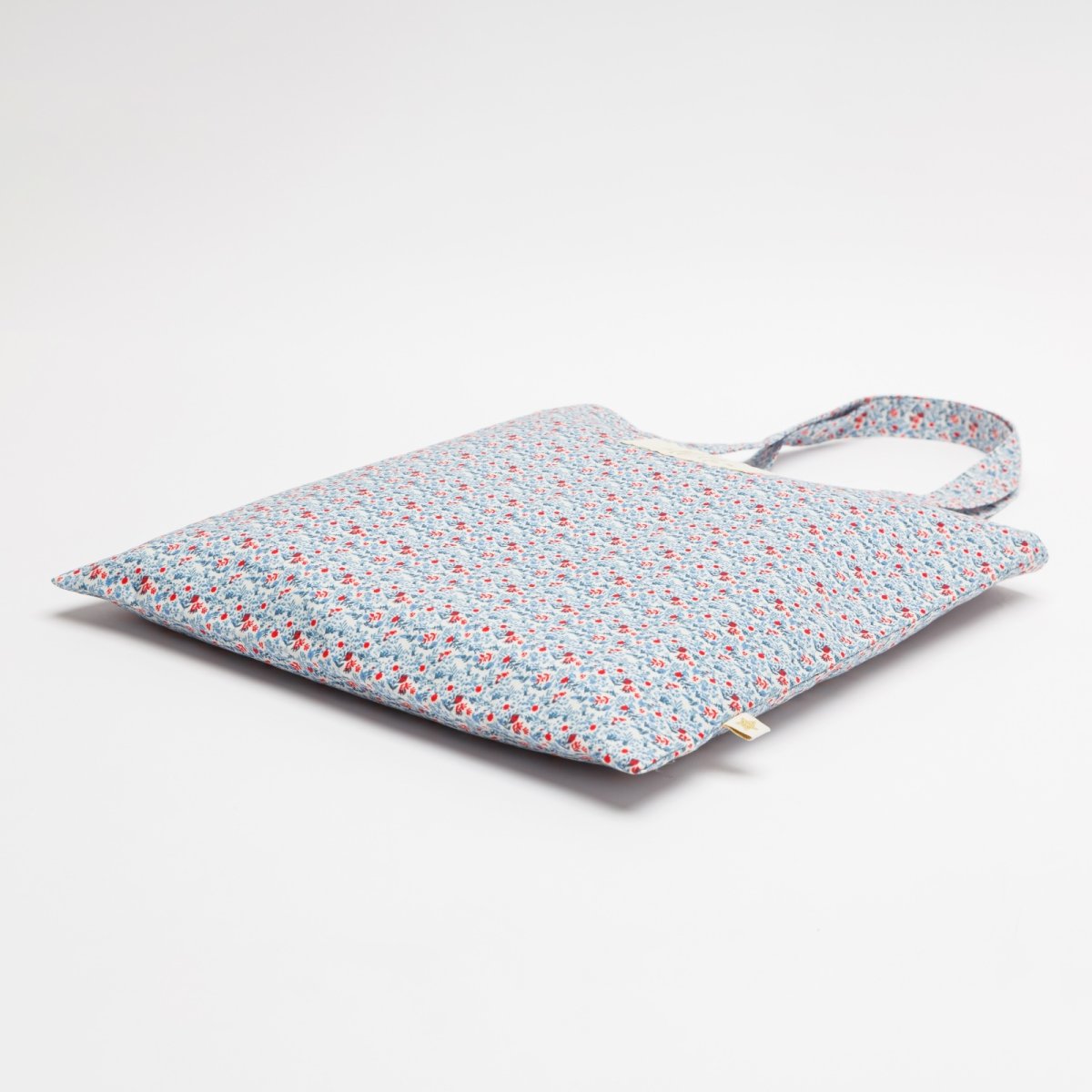 画像4: ディッツィーブルーフローラル・トートバッグ (4)