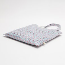 画像4: ディッツィーブルーフローラル・トートバッグ (4)