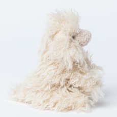 画像3: ベージュプードルベビー・ファーぬいぐるみ (3)