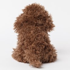 画像4: チョコプードルママ・ファーぬいぐるみ (4)