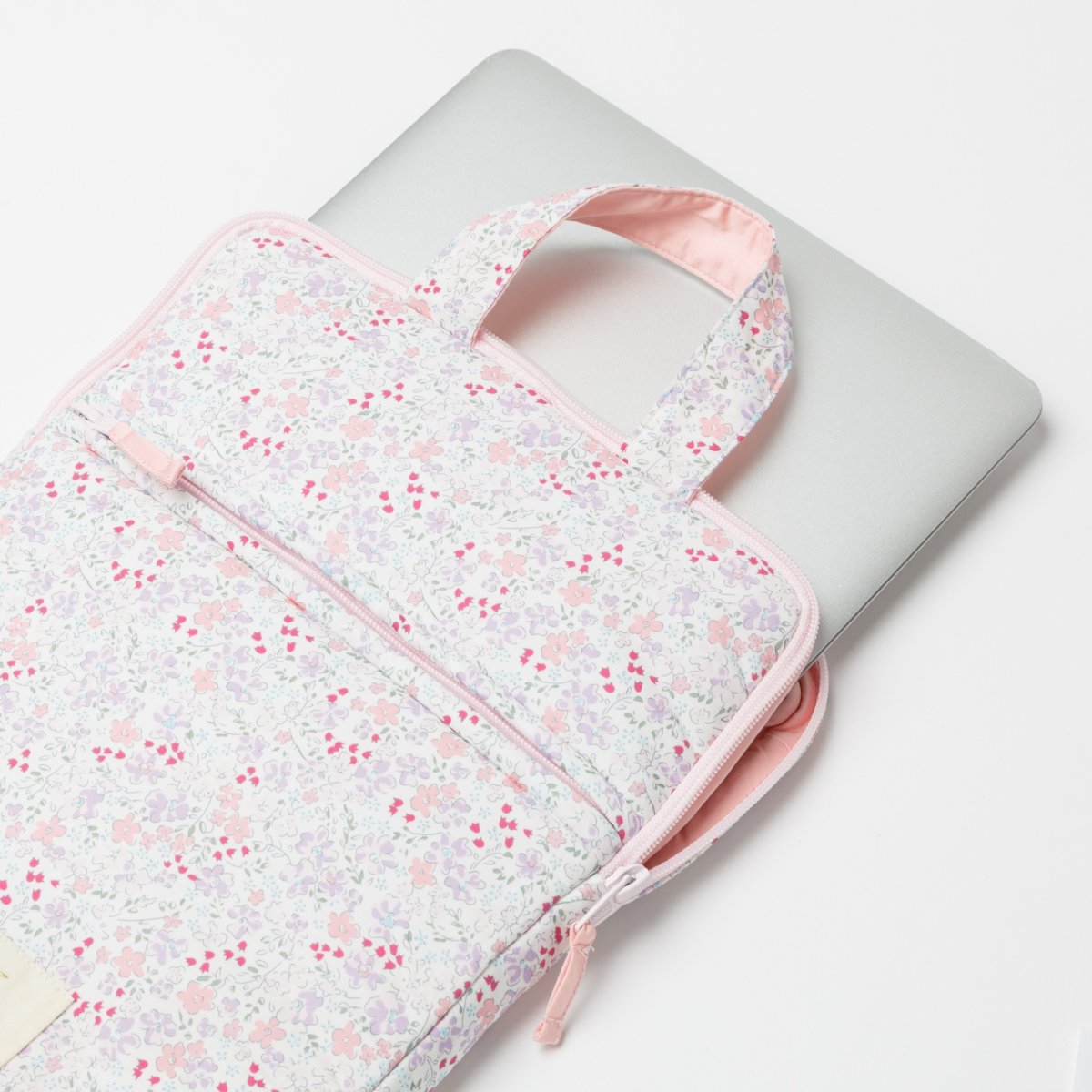 画像6: ワイルドフラワープリント・ノートパソコン・バッグ (6)