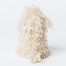 画像4: ベージュプードルベビー・ファーぬいぐるみ (4)