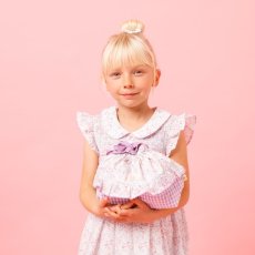 画像1: ライラックギンガム・ランチ・バッグ (1)