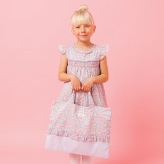 画像2: ブルーベルフローラル・ブック・バッグ (2)