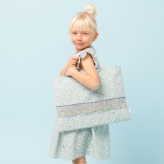 画像1: ノラプリント・ハンドスモッキング・バッグ (1)