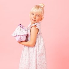 画像2: ライラックギンガム・ランチ・バッグ (2)