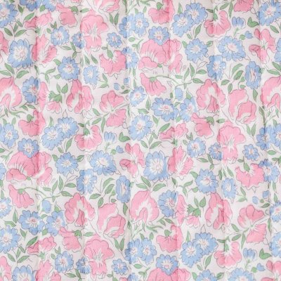 画像1: ブルーベルフローラル・フリルキルト・バッグ