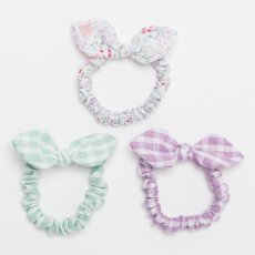 画像1: リボン・ヘアタイ・3種セットB (1)