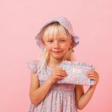 画像5: リバーシブル・チェリー刺繍・ブルーストライプ・ハット_Sサイズ (5)