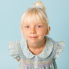 画像9: ノラフローラルプリント・ハンドスモッキング・ワンピース_1〜2歳(85-92cm) (9)