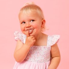 画像2: ブルーベルフローラル・ティアードワンピース_1〜2歳(85-92cm) (2)