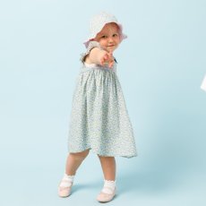 画像3: ノラフローラルプリント・ハンドスモッキング・ワンピース_1〜2歳(85-92cm) (3)