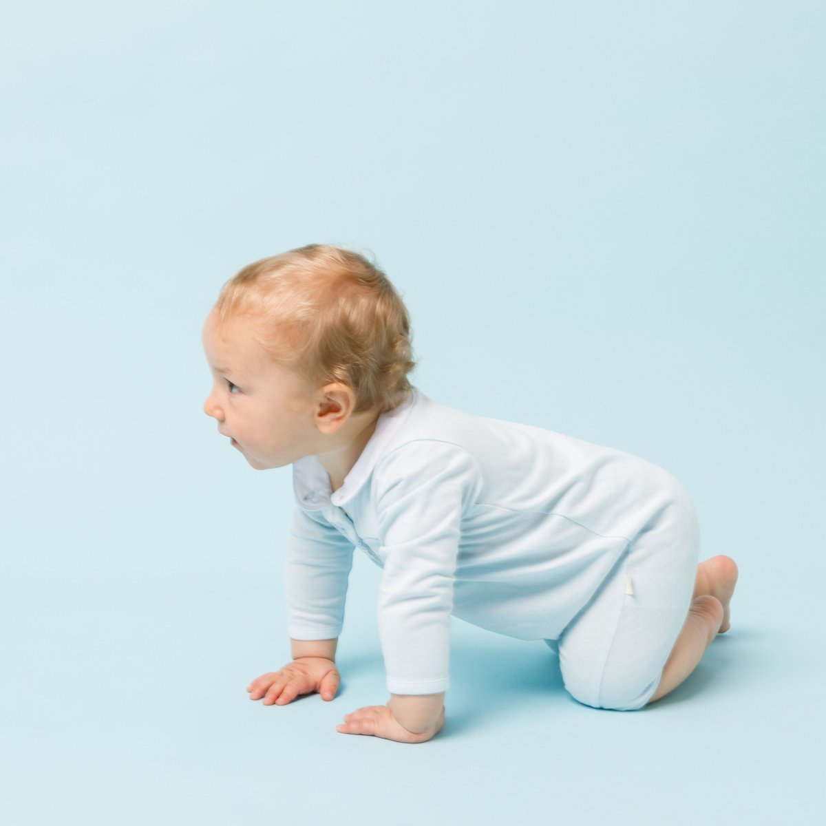 画像4: ハンドスモッキング・アムール・ブルージャージー（女の子用)_80cm (4)