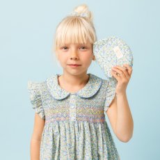 画像8: ノラフローラルプリント・ハンドスモッキング・ワンピース_1〜2歳(85-92cm) (8)