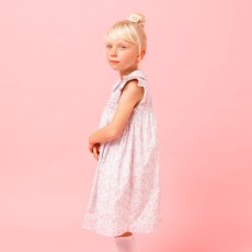 画像4: ワイルドフラワープリント・ハンドスモッキング・ワンピース_6〜12ヶ月(80-85cm) (4)