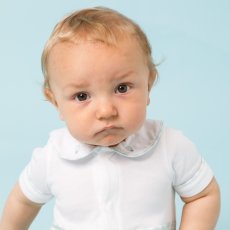 画像5: 気球刺繍・グリーンギンガム・ロンパース_70cm (5)