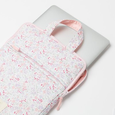 画像2: ワイルドフラワープリント・ノートパソコン・バッグ