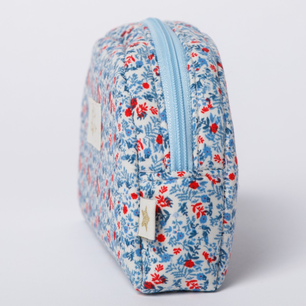 画像2: ディッツィー・ブルーフローラル・ポーチ (2)