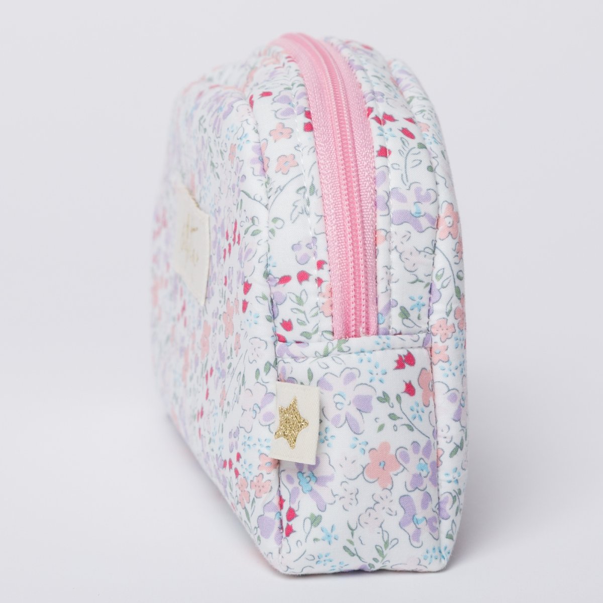 画像2: ワイルドフラワープリント・ポーチ (2)