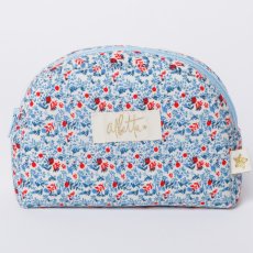 画像1: ディッツィー・ブルーフローラル・ポーチ (1)